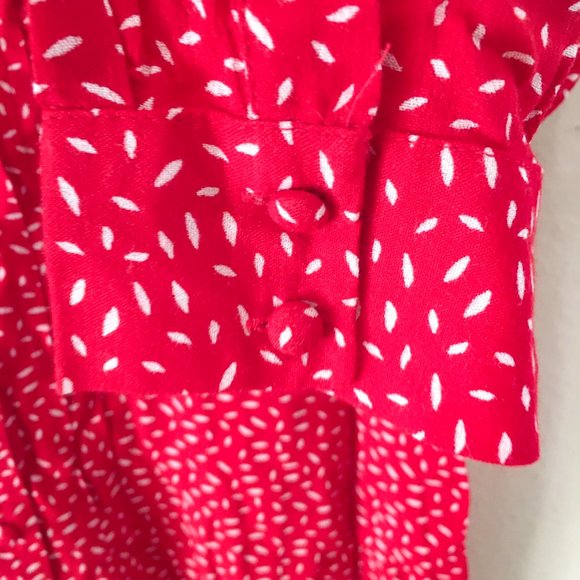 Red Lucky Brand Long Sleeve Blouse - Picture 4 of 9